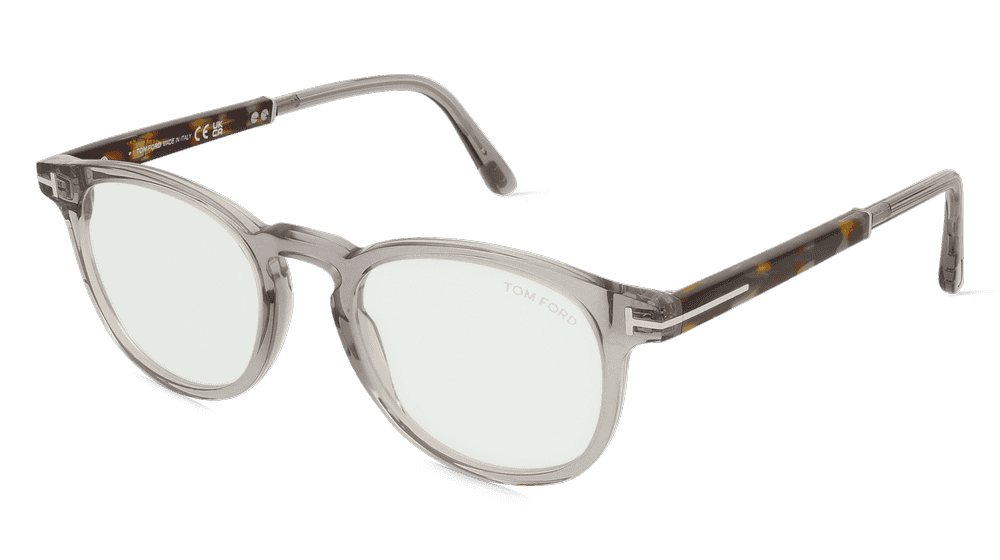 Tom Ford FT5891-B grijs Hoekaanzicht