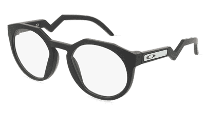 Oakley 0OX8139 HSTN RX Blanc transparent Vue d'angle