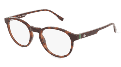 Lacoste L2950 Groen transparant Hoekaanzicht