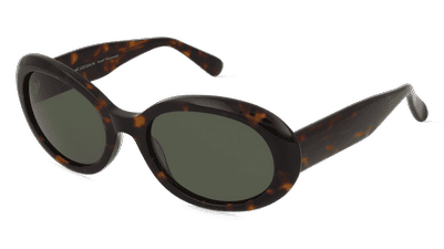 Fielmann MC 620 SUN FA IVY Zwart glanzend Hoekaanzicht