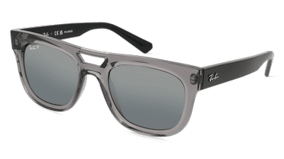 Ray-Ban RB4426 grijs transparant Hoekaanzicht