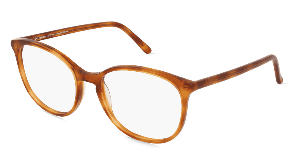 Fielmann JIL 007 RN Havane Vue d'angle