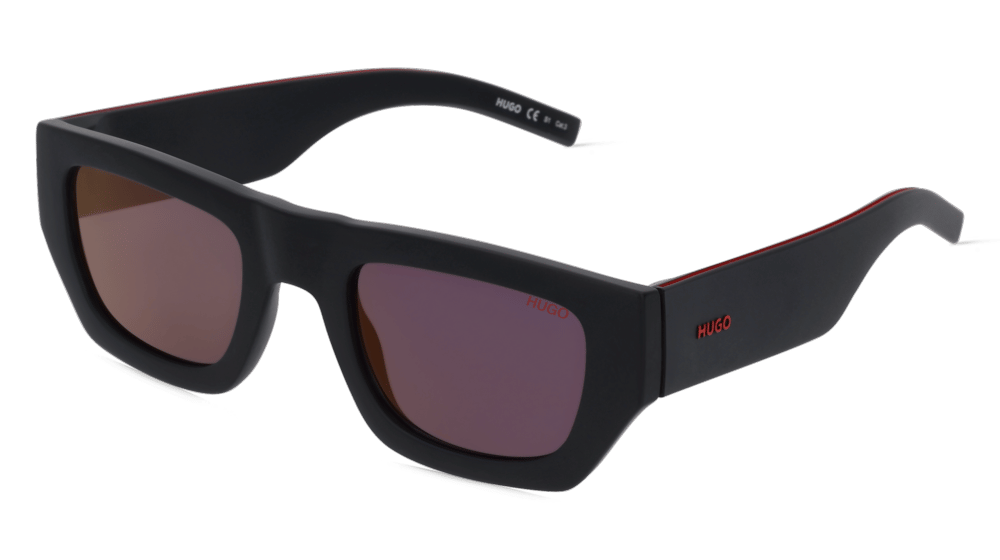 Hugo HG 1252/S Noir mat Vue d'angle