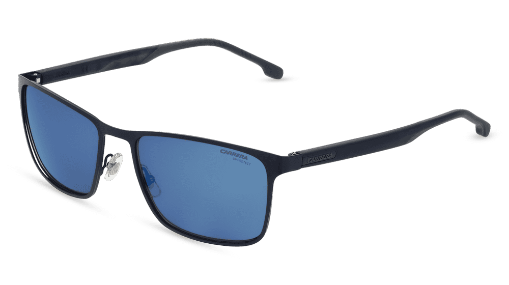 CARRERA 8048/S blauw mat Hoekaanzicht