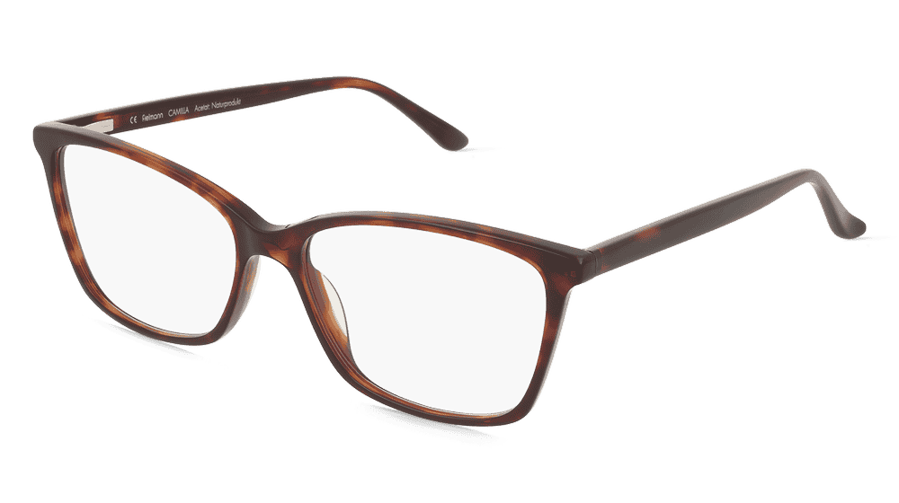 Fielmann ABC 082 FLEX CL CAMILLA Havanna brillant Vue d'angle