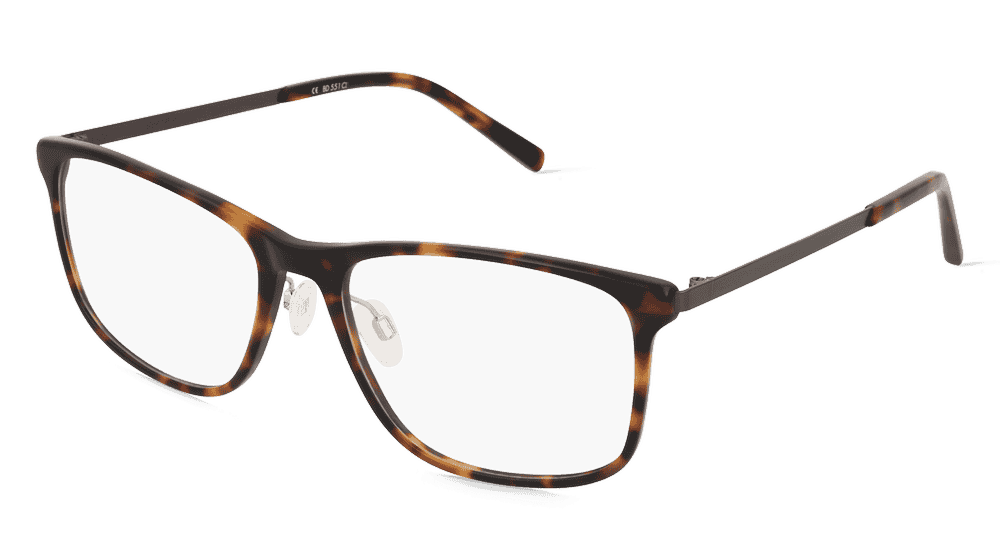 Fielmann BD 551 CL Gris gun Havane Vue d'angle