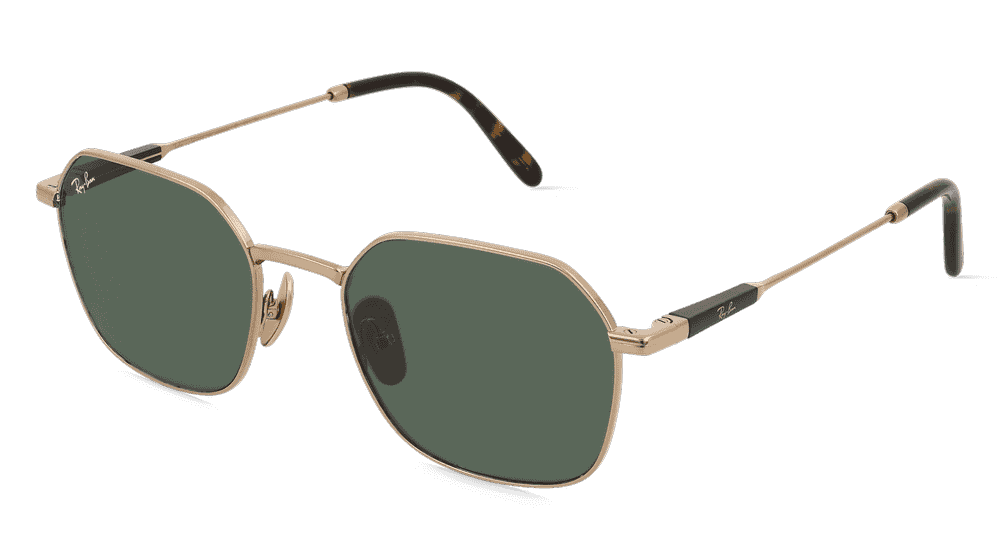 Ray-Ban RB8094 Doré Vue d'angle