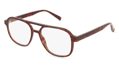 Fielmann LD 039 FA QUINN blauw transparant Hoekaanzicht