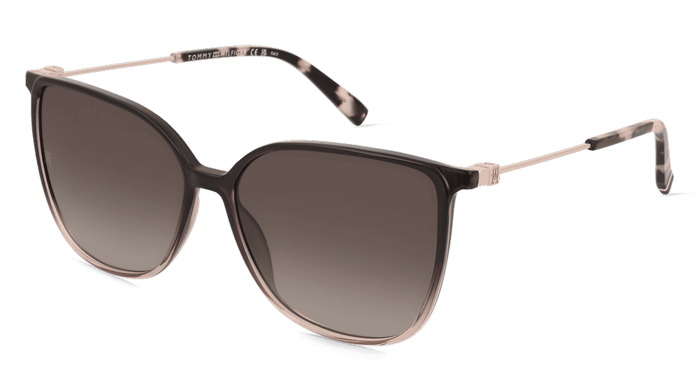 Tommy Hilfiger TH 2095/S Grijs pink Hoekaanzicht