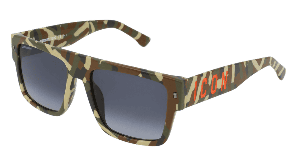 DSQUARED2 ICON 0003/S Green spotted Corner View