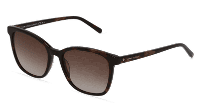 TOMMY HILFIGER EYEWEAR TH 1723/S Noir brillant Vue d'angle