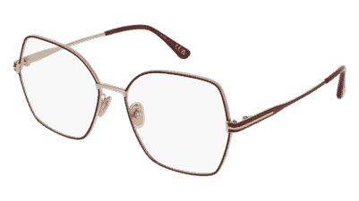 Tom Ford FT5876-B goud roze Hoekaanzicht
