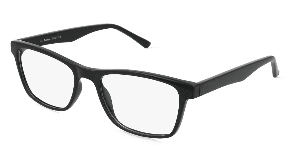 Fielmann OU 042 CL Noir Vue d'angle