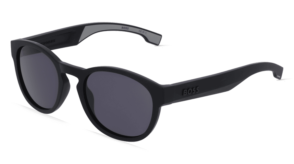 BOSS 1452/S zwart mat Hoekaanzicht