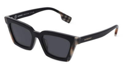 Burberry BE4392U Noir Vue d'angle