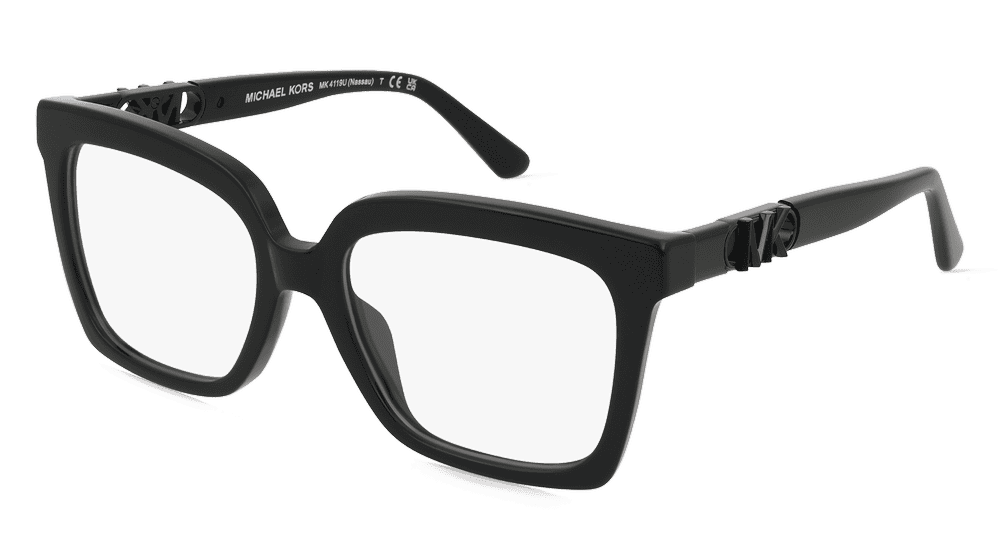 Michael Kors 0MK4119U NASSAU zwart Hoekaanzicht