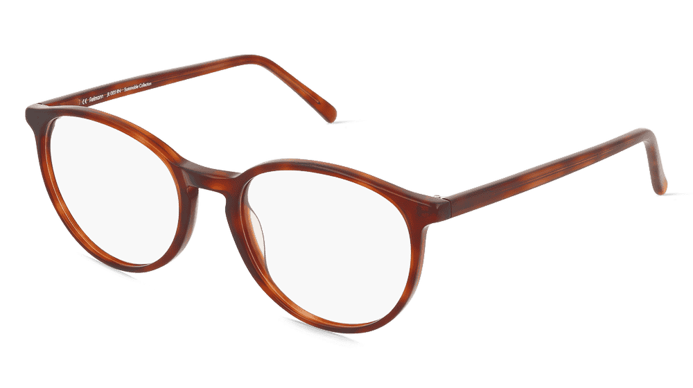 Fielmann JIL 005 RN RILEY Havane Vue d'angle