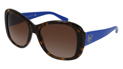 Ralph Lauren RL8144 Havanna donker Hoekaanzicht