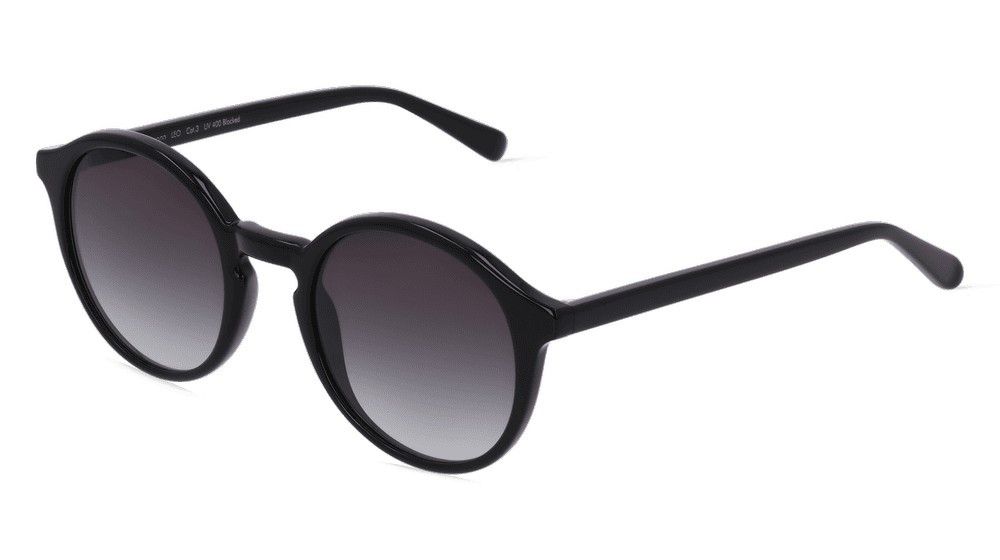 Fielmann ABC 073 SUN FA LEO Noir brillant Vue d'angle