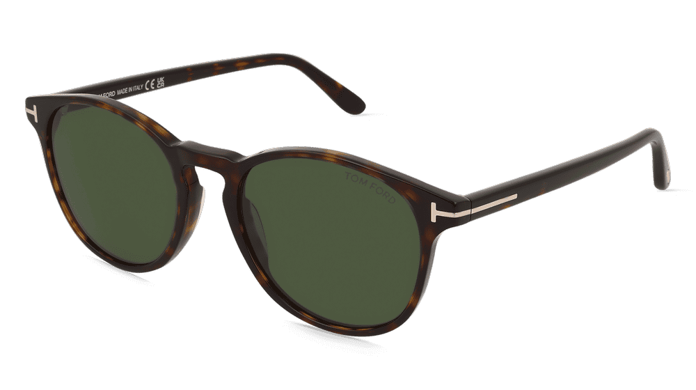 Tom Ford FT1097 Havanna donker Hoekaanzicht