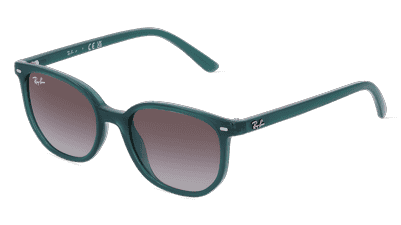 Ray-Ban Junior RJ9097S blauw groen Hoekaanzicht