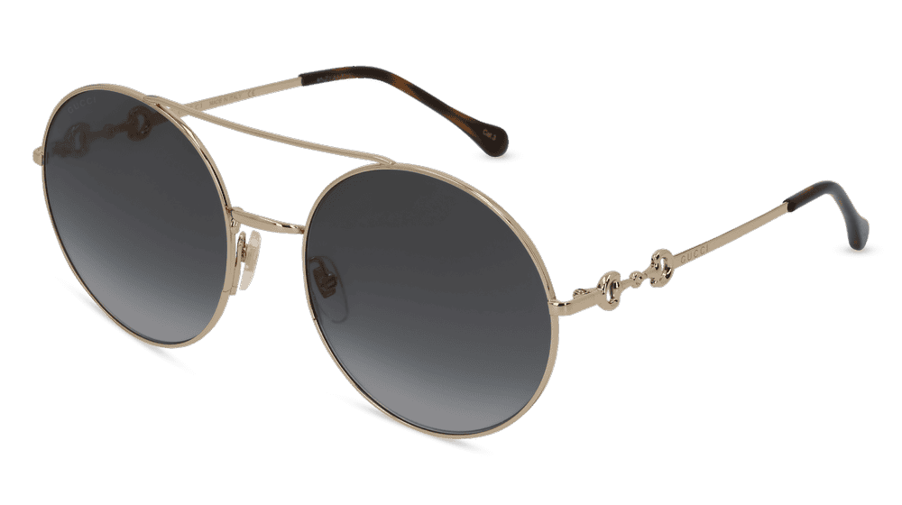 GUCCI GG0878S Doré Vue d'angle