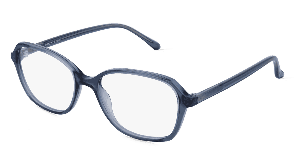 Fielmann BD 550 CL Bleu transparent Vue d'angle