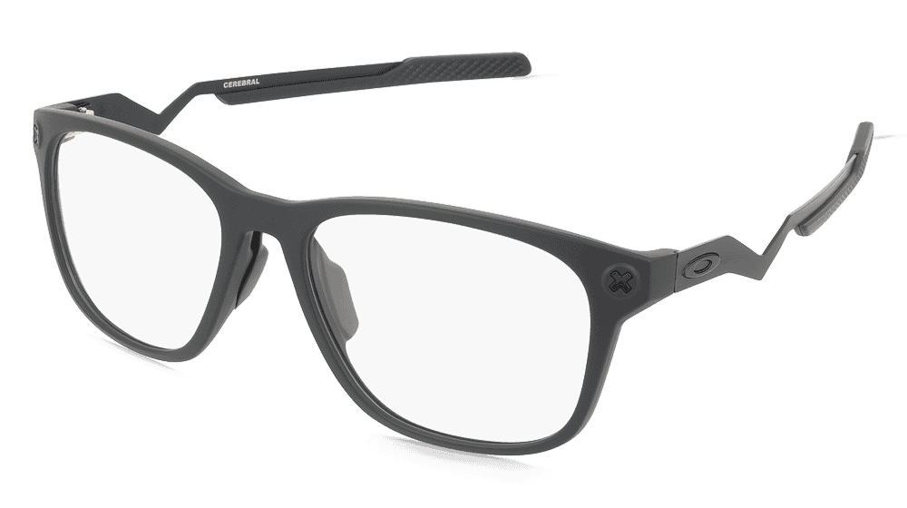 Oakley OX8187 CEREBRAL Noir brillant Vue d'angle