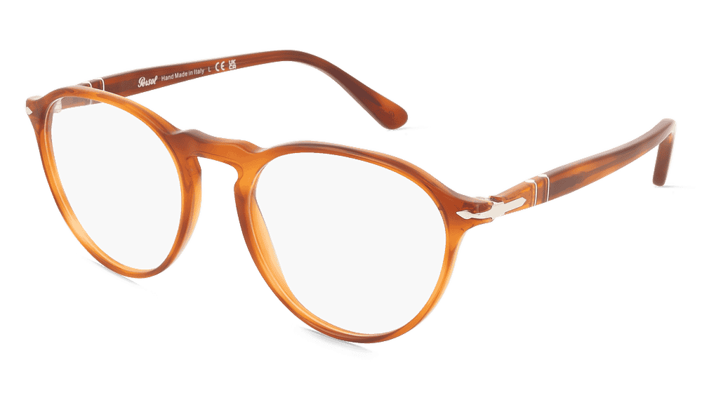 Persol 0PO3286V Bruin licht Hoekaanzicht