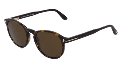 Tom Ford FT0834 DANTE Zwart glanzend Hoekaanzicht