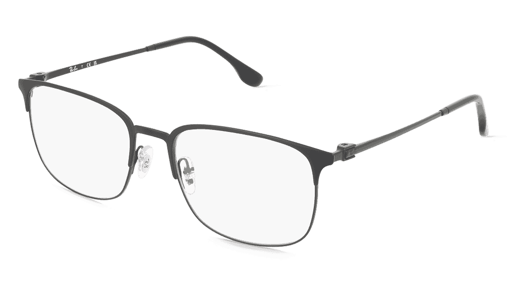 Ray-Ban 0RX6494 Noir Vue d'angle