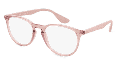 Ray-Ban RX7046 Bleu clair Vue d'angle