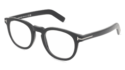 Tom Ford FT5629-B grijs transparant Hoekaanzicht