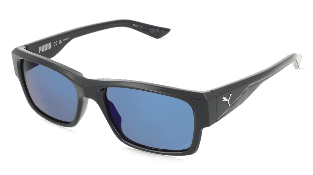Puma PU0438S Noir Vue d'angle