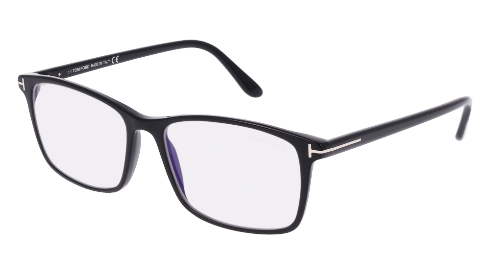 Tom Ford FT5584-B Noir Vue d'angle