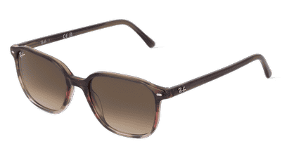 Ray-Ban RB2193 Rayé brun Vue d'angle