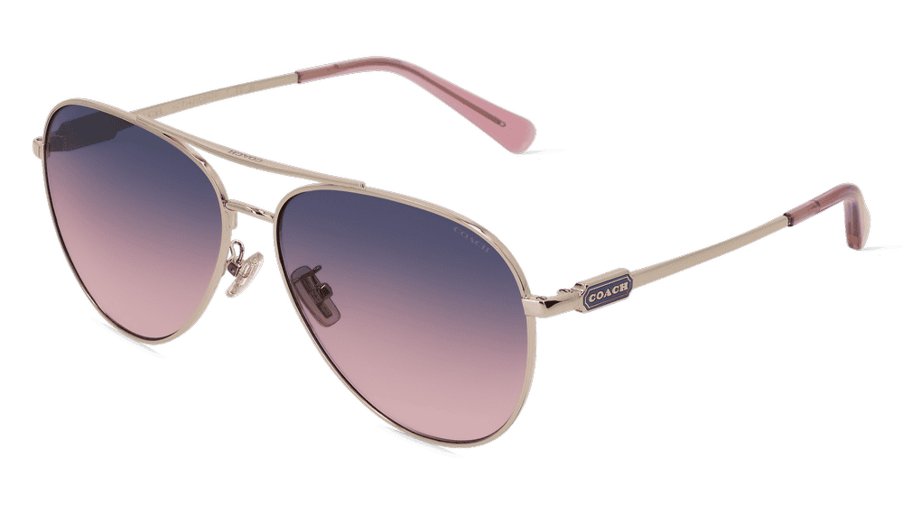 Coach HC7140 Goud licht Hoekaanzicht