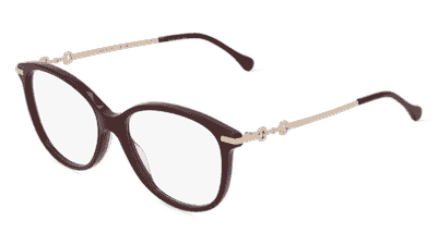 Gucci GG0967O Havana goud Hoekaanzicht