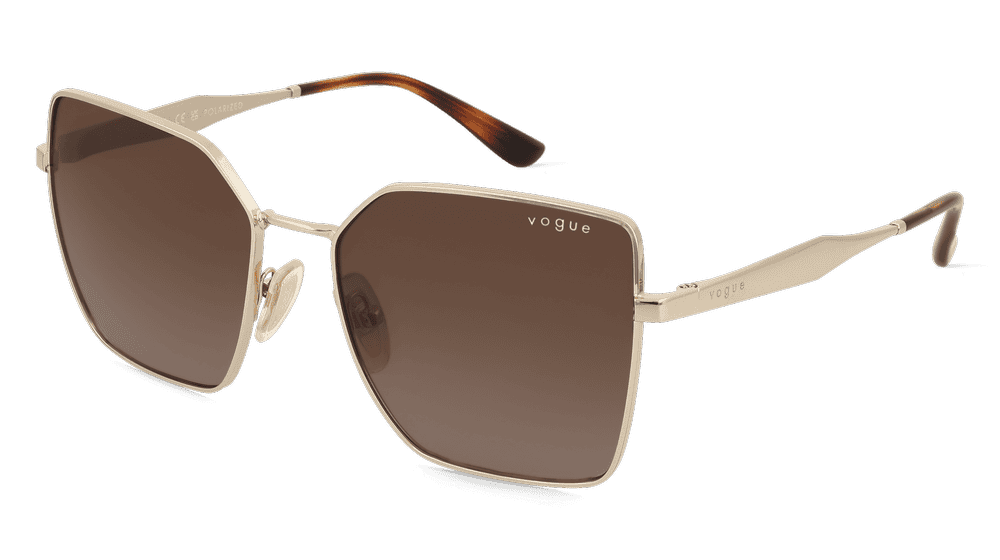 Vogue eyewear VO4284S Goud licht Hoekaanzicht