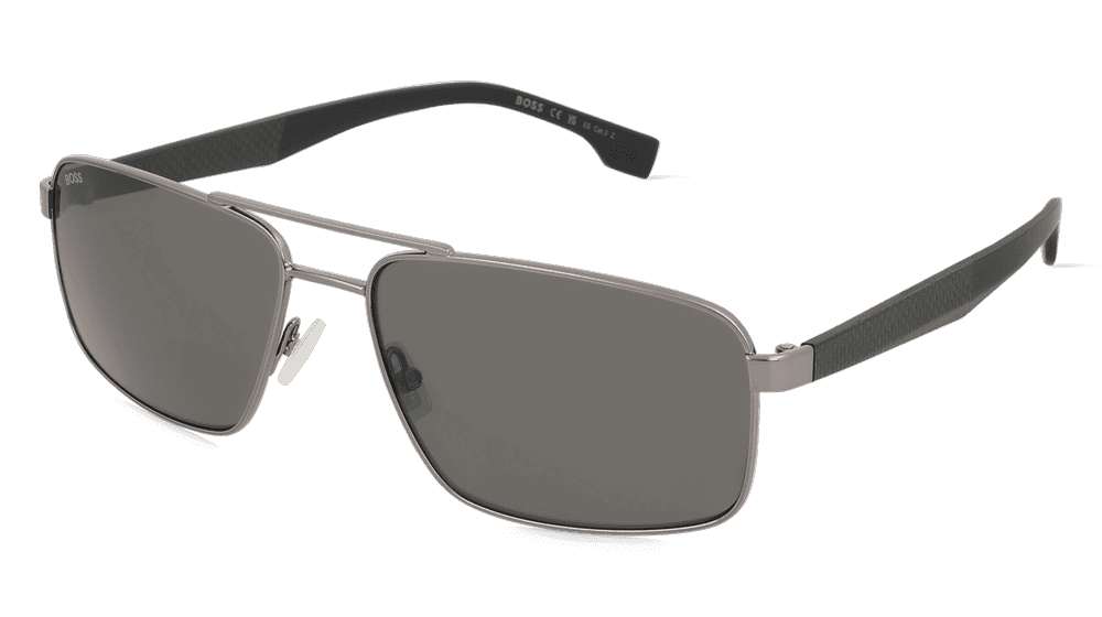 Boss 1580/S Gun foncé Vue d'angle