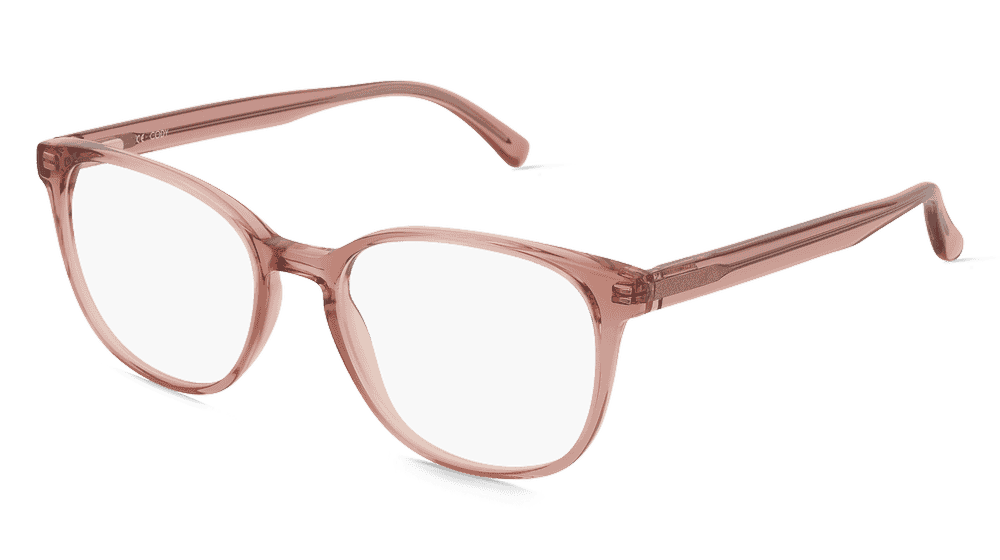 Fielmann LN 058 FLEX CL CODY roze transparant Hoekaanzicht