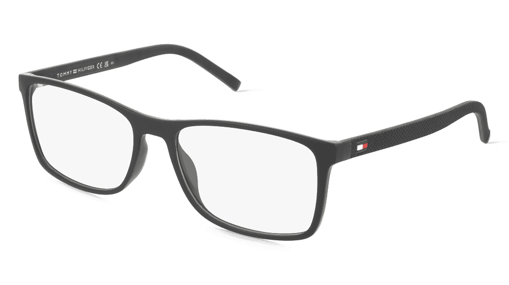 Tommy Hilfiger Eyewear TH 1785 Noir mat Vue d'angle