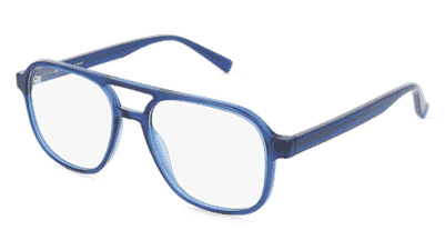 Fielmann LD 039 FA QUINN blauw transparant Hoekaanzicht