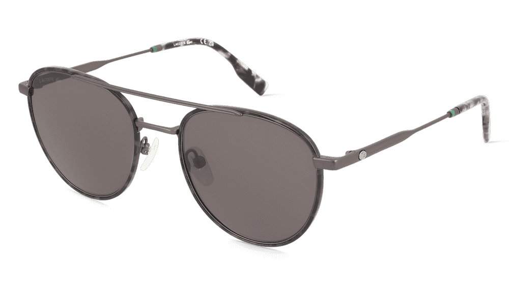 Lacoste L258S Gris gun Vue d'angle