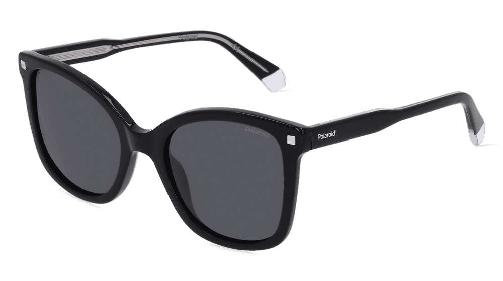 Polaroid PLD 4151/S/X Noir brillant Vue d'angle