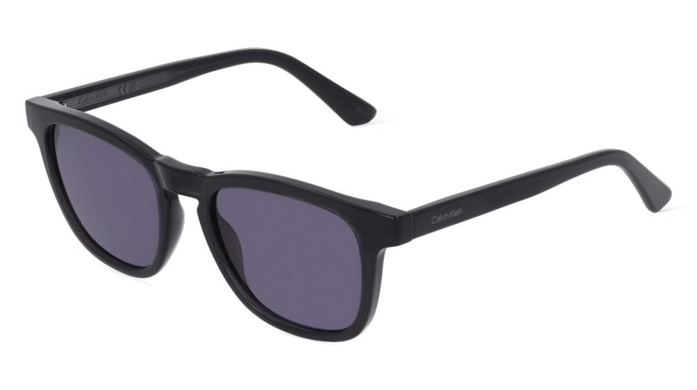 CALVIN KLEIN CK 23505S Noir brillant Vue d'angle