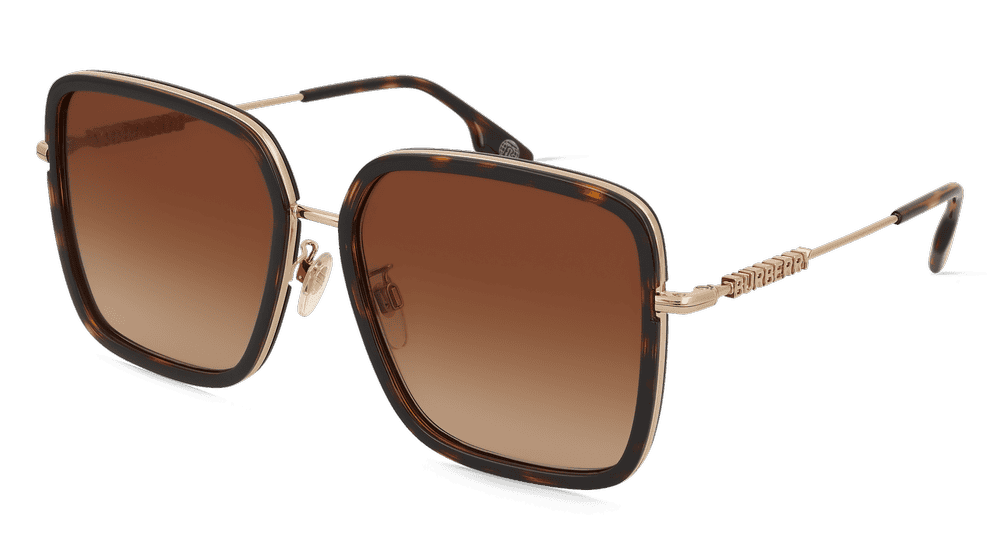 Burberry 0BE3145D Havanna donker Hoekaanzicht