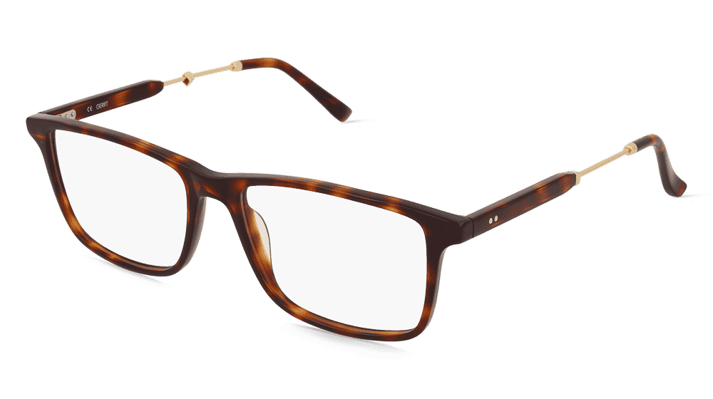 Fielmann BD 574 CL GERRIT Doré Havane Vue d'angle