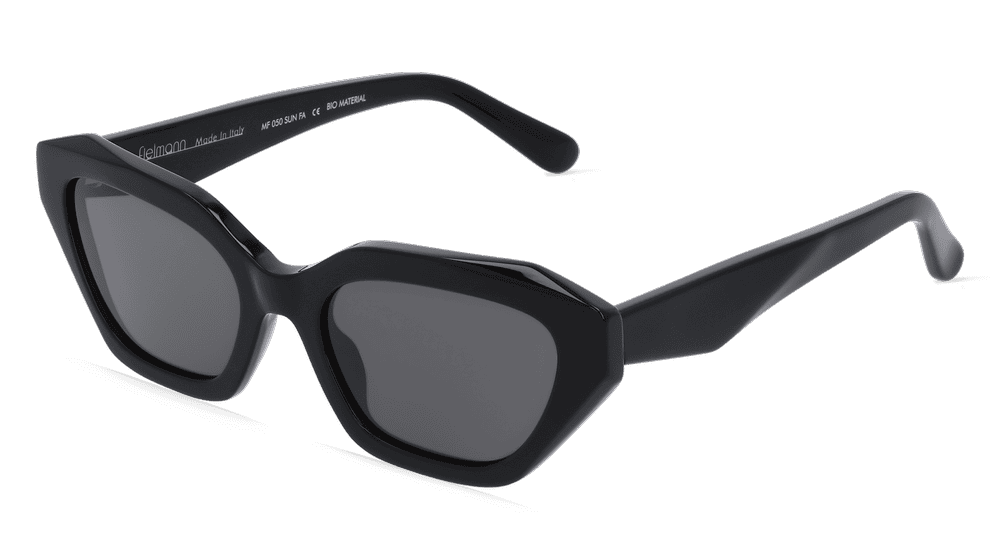 ASSIYA SUN Noir brillant Vue d'angle