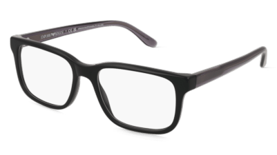 Emporio Armani 0EA3218 Blauw gestreept Hoekaanzicht